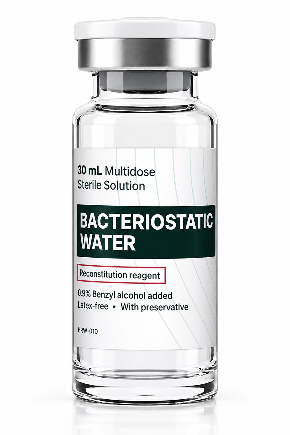 unasolution bacteriostatic water vial